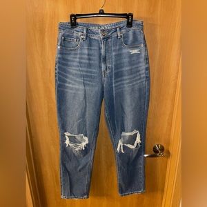 American Eagle Ripped Boyfriend Jeans